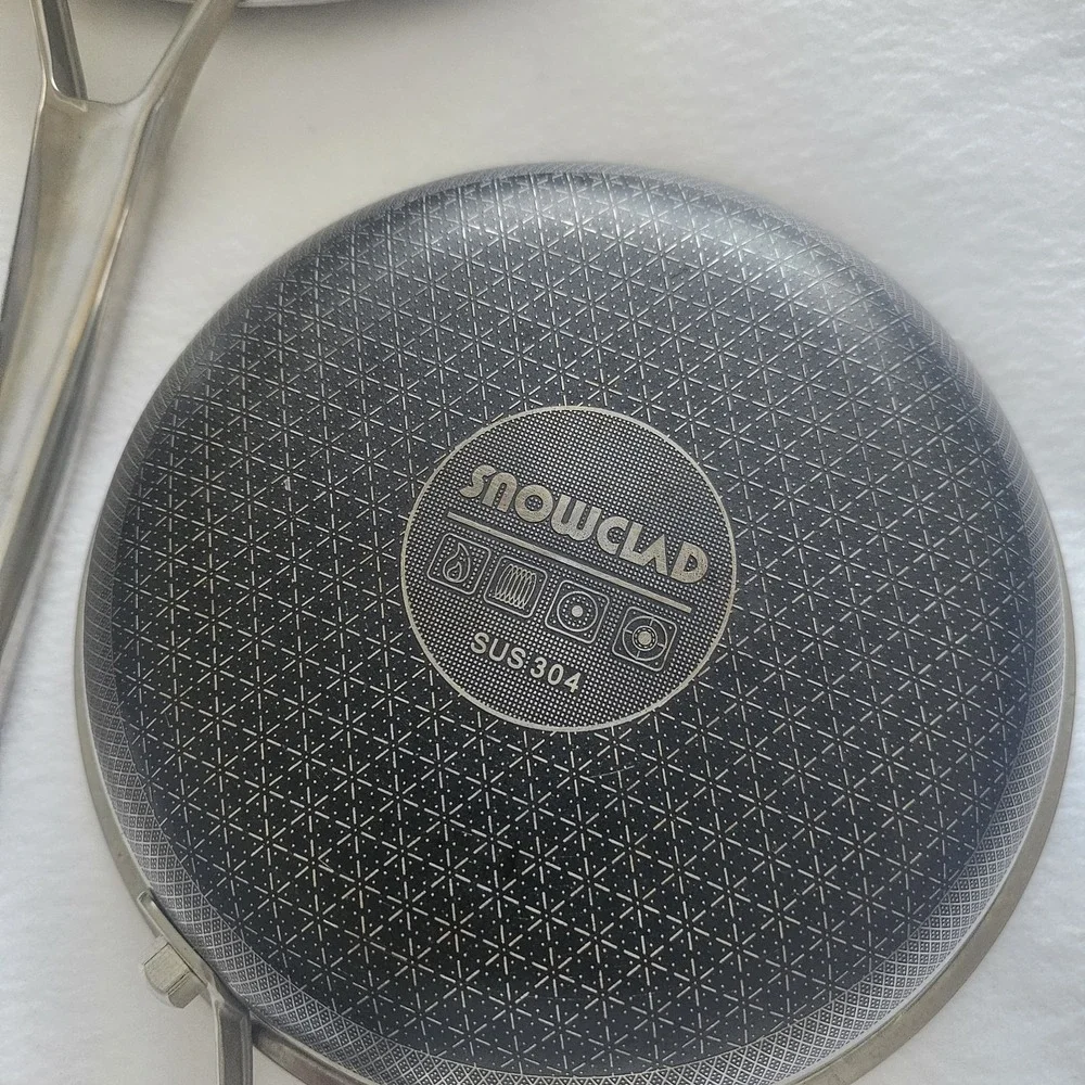 3 Pc SnowClad Hybrid Non‎ Stick Frying Pans, 12,11,10 Inch